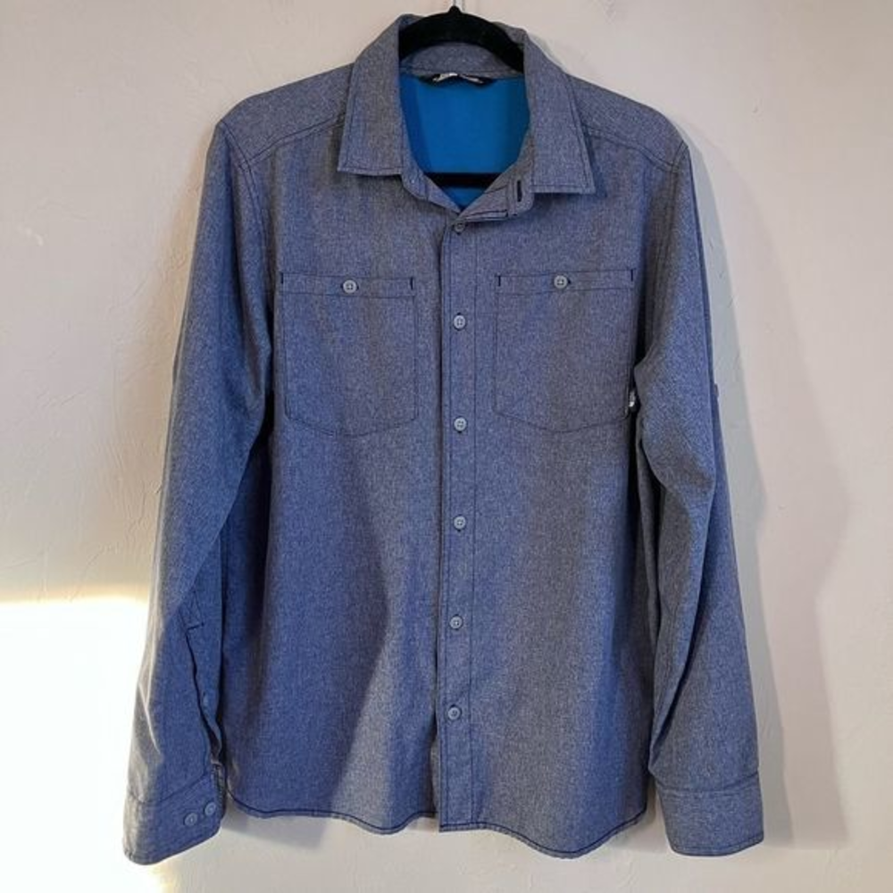 𝅺The north face mens long sleeve shirt size large‎